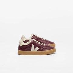 VOLLEY ELASTIC LACES LEATHER AMARANTE PIERRE NATURAL