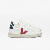 V-12 LEATHER WHITE MARSALA NAUTICO