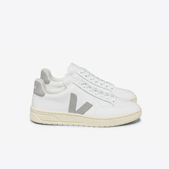 V-12 LEATHER WHITE LIGHT GREY