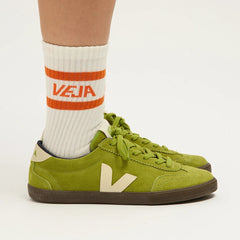 ICONIC SOCKS COTTON WHITE ORANGE