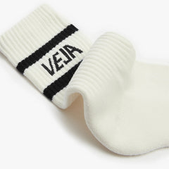 ICONIC SOCKS COTTON WHITE BLACK