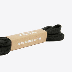 LACES ORGANIC COTTON BLACK