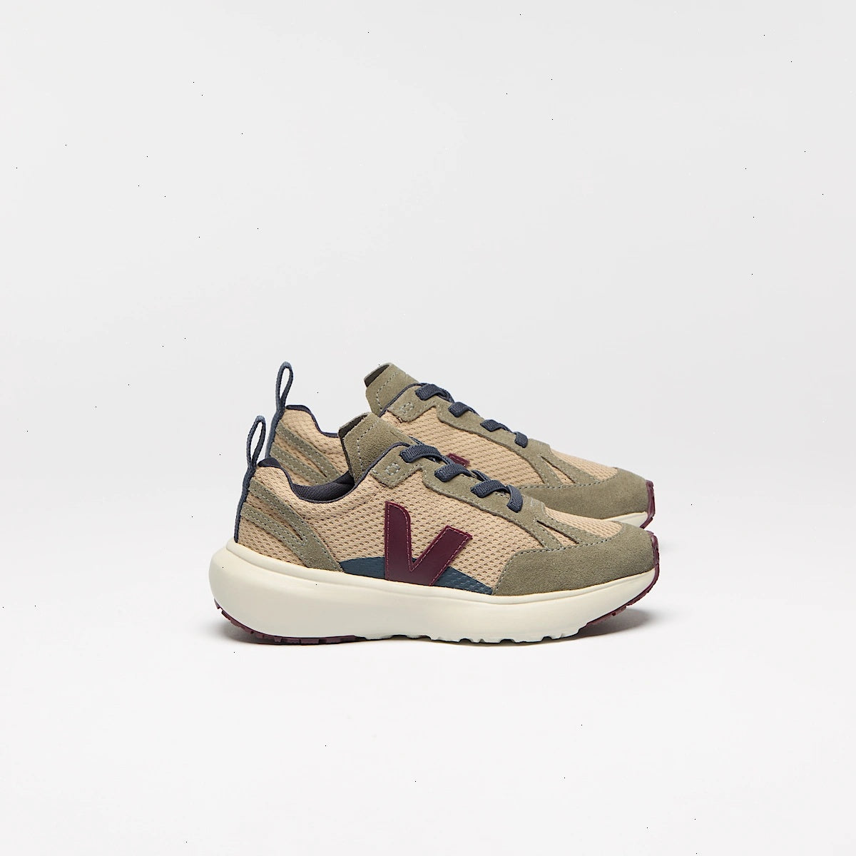 CANARY ELASTIC LACES ALVEOMESH VEJA X BONPOINT SAHARA AMARANTE